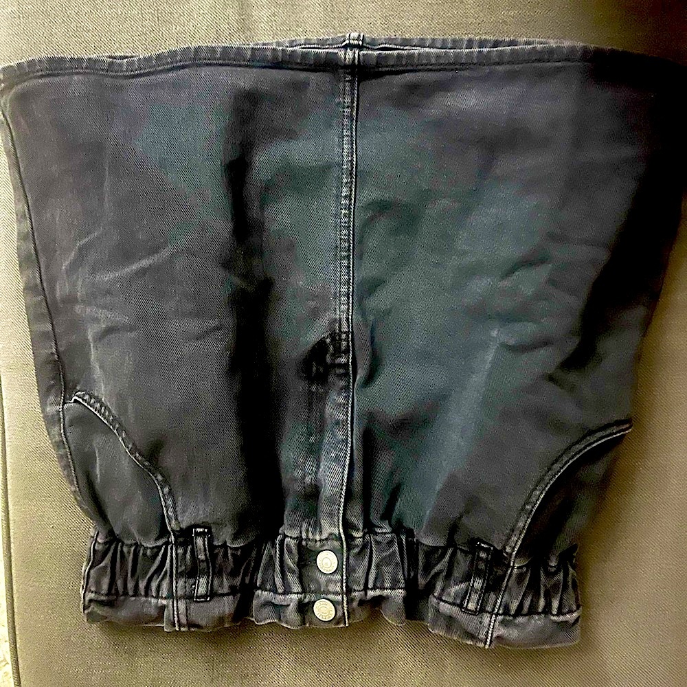 PacSun Charcoal Denim Skirt